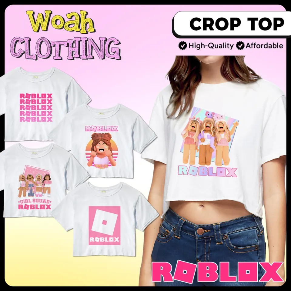 ROBLOX GIRL T-SHIRT FOR KIDS AND ADULT