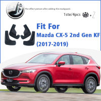 บังโคลนสำหรับมาสด้า CX-5 CX5 2nd Gen KF 2017 2018 2019ด้านหน้าด้านหลัง4ชิ้นบังโคลนบังโคลนอุปกรณ์เสริมในรถยนต์สาดยามพิทักษ์