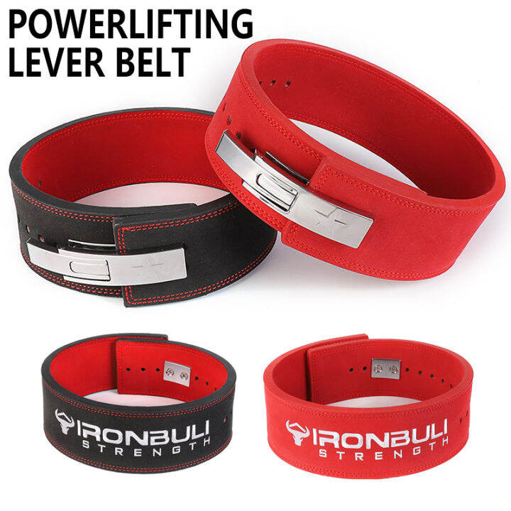 Professional Powerlifting Lever Belt 11มม. ความหนาการฝึกน้ำหนักเพาะกาย ...