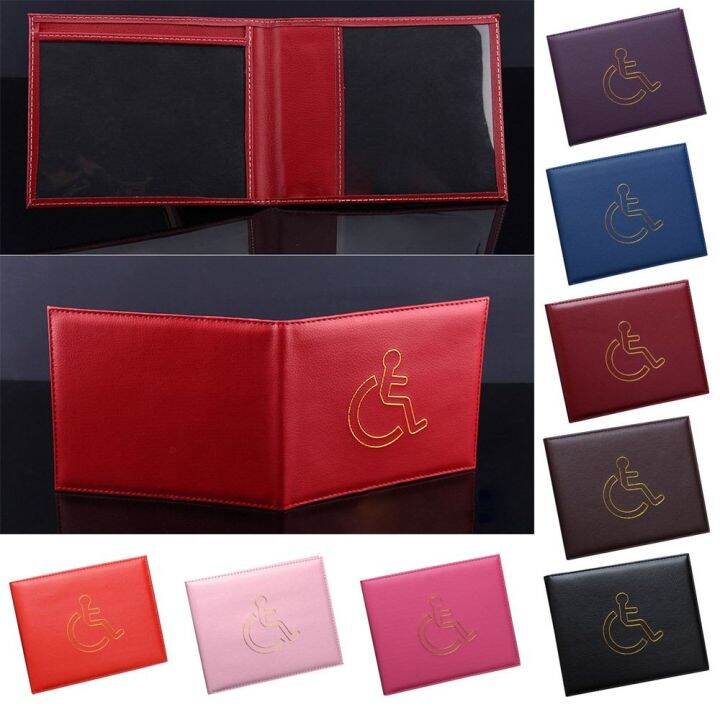 JAYQQ New Wallet Convenient Portable Disable Badge Hologram Safe