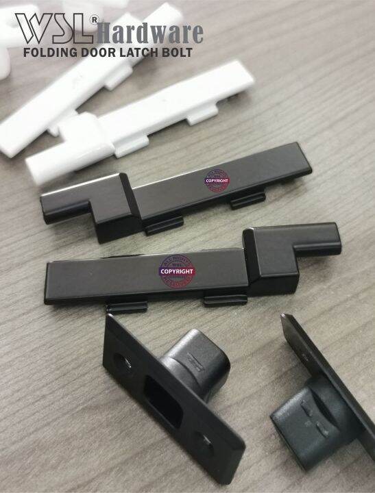 ML80 Aluminium Folding Door Latch Bolt ( Top and Bottom latch ) Per