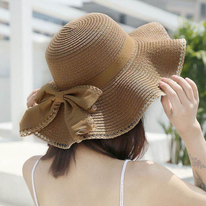 cc-spring-and-summer-womens-sun-straw-hat-sun-shaded-big-brim-bamboo-hat-bowknot-fashion-fisherman-hat-outdoor-h28