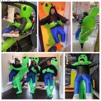 Alien Inflatable Clothing Flying Saucer Christmas ET Kidnapping UFO Children Halloween Costume