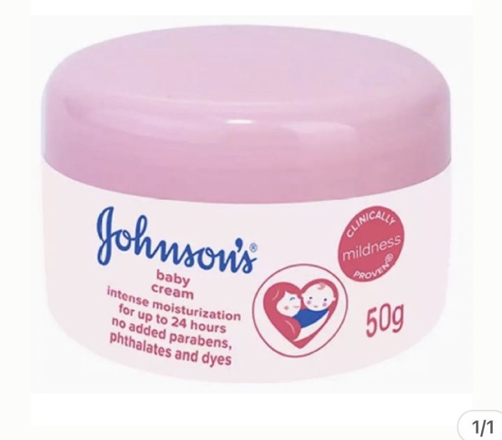 johnsons-จอห์นสัน-เบบี้ครีม-ครีมบำรุงผิวกาย-100g-1-กระปุก