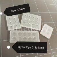 【CW】 1PCS Silicone 14mm Blyth Chip Mold Flat Eyechip Pupil Accessories