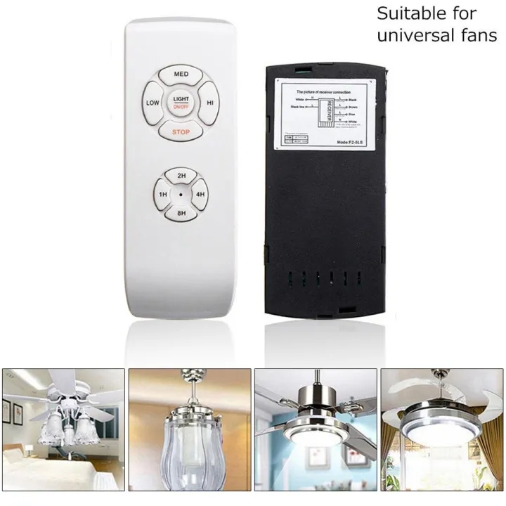 Wireless Timing Remote Control Universal Smart Ceiling Fan Light