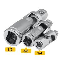 Universal Joint Set Ratchet Angle Extension Bar Socket Adapter Manual and Pneumatic Bendable Adapter Socket Tools