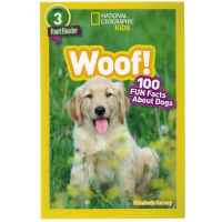 Original English Picture Book National Geographic Children Level 3: woof National Geographic graded reading elementary childrens English Enlightenment picture book