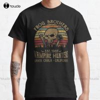 New Frog Brothers Est 1987 T-Shirt Classic T-Shirt Cotton Tee Shirt Work Shirts For Custom Aldult Teen Unisex Custom Gift