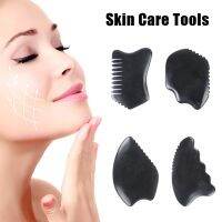 SPA Acupuncture Scraping Body Foot Back Face Neck Massager Beauty Guasha Board Black Bian Stone Gua Sha Massage Tools