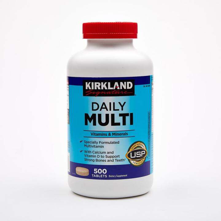 Kirkland Signature Daily Multi Vitamins And Minerals 500 Tablets Lazada Ph