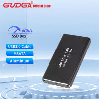 GUDGA MSATA เป็น USB 3.1ฮาร์ดไดรฟ์กรณี MSATA USB 3.0อะแดปเตอร์มินิ SSD กรณีภายนอกโซลิดสเตดิสก์สำหรับ MSATA SSD ฮาร์ดดิสก์