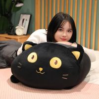 Kawaii Soft Big Eyes Cat Plush Pillow Sofa Cushion Toy Stuffed Cartoon Animal Doll for Kids Baby Girls Lovely Birthday Gift