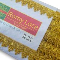 ดิ้นทอง Romy No.9225 นำเข้าจากอินเดีย ยาว 20 เมตร