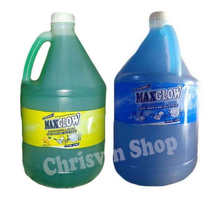 Maxglow Dishwashing Liquid 1 Gallon Green and Blue Lazada PH