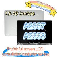 หน้าจอ LCD ชุดประกอบทดแทน A2338สำหรับ Macbook Air 13 2020เรตินาสีเทาเงินทอง M1 EMC 3578 3598