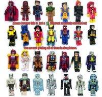 Marvel สุ่มเลือกมาก10ลดตุ๊กตาขยับแขนขาได้ LOTOR X-Man ตุ๊กตาของเล่นอาคาร Bloks