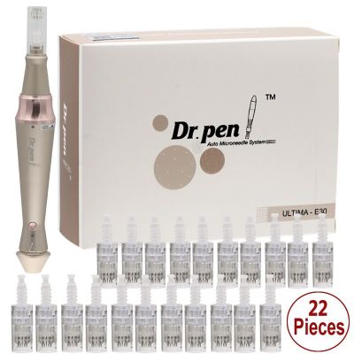 Dr.Pen Ultima E30 Electric Derma Pen Microneedling Needles Micro Needle Face Skin Care Beauty Tools With 22Pcs Cartridges