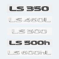 สำหรับเล็กซัส LS LS350 LS400 LS460 LS460L LS500h LS600ท้ายรถยนต์ ABS โครเมี่ยมตัวอักษรโลโก้ตราสัญลักษณ์ D Ecals จัดแต่งทรงผมสติ๊กเกอร์