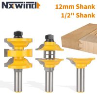 NXWIND 12MM 12.7MM Shank Door Cutter Series Router Bit เครื่องตัดมิลลิ่งงานไม้สําหรับไม้ Bit Face Mill