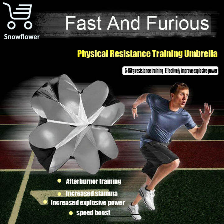 【PH STOCK】FDFIT Sport Resistance Training Parachute Speed Chutes Running Parachutes Physical
