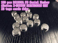 100ชิ้นดัลลัส DS1990A DS1990 F5หมายเลขซีเรียล IButton I-Button อิเล็กทรอนิกส์ที่สำคัญ IB แท็กการ์ด Fobs