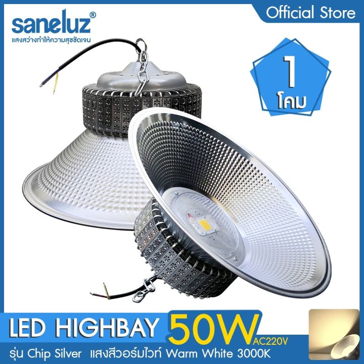 saneluz-1-โคม-โคมไฟโรงงานไฮเบย์-50w-100w-150w-200w-highbay-led-แสงสีขาว-daylight-6500k-แสงสีวอร์ม-warmwhite-3000k-เลือกใช้งานได้เลย-โคมไฟไฮเบย์-โคมไฟโรงงาน-ac-220v-led-vnfs