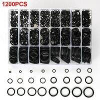 ﹊ O Ring Seal Set 1200PCS NBR O-Ring Gasket KIT Rubber Thickness 1/1.5MM Nitrile O Rings Set NBR Waterproof Various Size Sealing