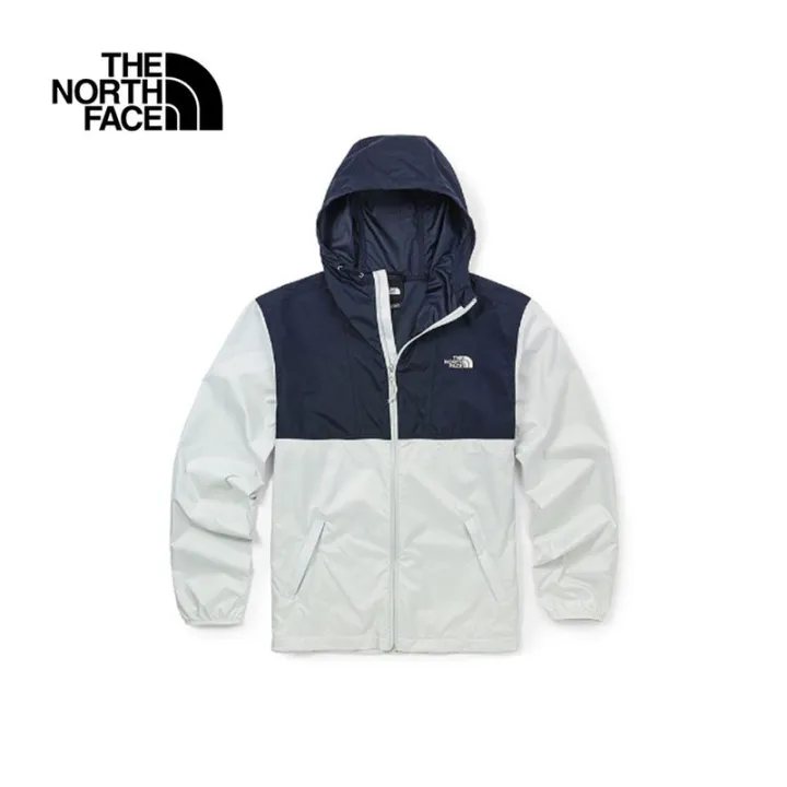 The North Face Men S Cyclone Jacket Aviator Navy Tin Grey Lazada