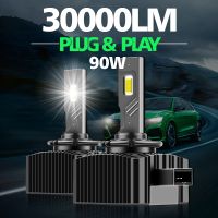 ◘☂♟ D1S LED D3S D2S D4S D5S D2R D4R D1R D3R LED Headlights Lights For Car 90W Canbus Turbo LED Bulbs Lamps 6000K 30000LM Plug amp;Play