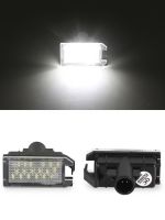 หมายเลขป้ายทะเบียนรถ Led 2ชิ้นสำหรับ Jeep Grand เข็มทิศเชอโรกี Patriot สำหรับมาเซราตีเลบานเต้สำหรับ Fiat 500สำหรับหลบ Viper