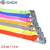 5 pcs 2.5 cm x 1.5 Meters Metal Cargo Lashing Polypropylene Webbing Strap Hold Ratchet Tie Down with Cam Buckle Winch Strap