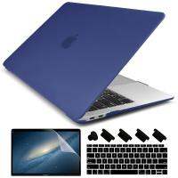 360 ป้องกัน Matte เคสแข็งสำหรับ MacBook 2023 Air 15 A2941Pro 13 A2159 A1989 Air 13 A2179 (2020) Pro 16 A2141 Retina 12 นิ้ว + ฝาหลังกรณี 4 ใน 1 แพคเกจฟรีแผ่นครอบแป้นพิมพ์ + ฟิล์มกันรอ