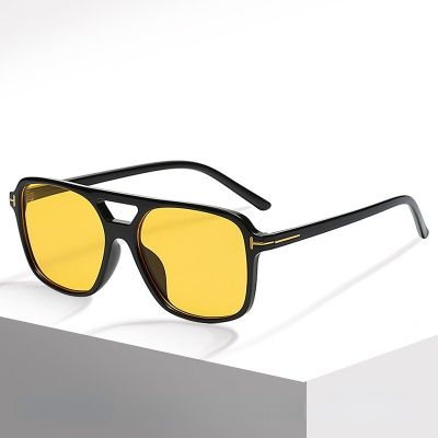 Vintage Square Sunglasses Women Retro Brand Mirror Sun Glasses Female Black Yellow Fashion Candy Colors Oculos De Sol Feminino Cycling Sunglasses