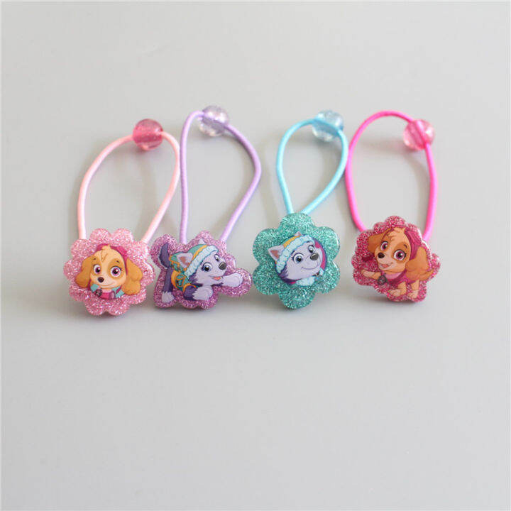 paw-patrol-girls-คลิปผม-barrettes-คลิปผมออกแบบการ์ตูน-hairpins-เด็กยางรัดผมหนังยางรัดผมสำหรับเด็กวัยหัดเดิน