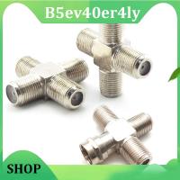 B5ev40er4ly Shop Rf Coaxial Connector F Type Male Female To Triple Female Plug Jack 3 In 1 Tv Jack Plug T Type Antenna Adapter