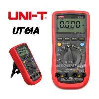 UNI-T UT61A มัลติมิเตอร์แบบดิจิตอลอเนกประสงค์ (AC-750V DC-1000V) (AC DC-10A) / 40MΩ / 4000μF / 10MHz / EF / Triode แรงดัน, กระแส, ความต้านทาน, ความจุ