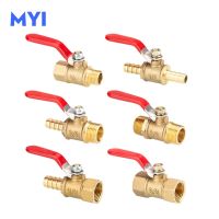 1/8 1/4 3/8 1/2 BSP Male Female Thread Pneumatic Mini Ball Valve Brass Connector Joint Water Air Copper Coupler Adapter