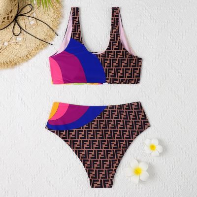 [S~XL] Bikini Swimsuit for women High-end custom F Swimwear Beach wear F60