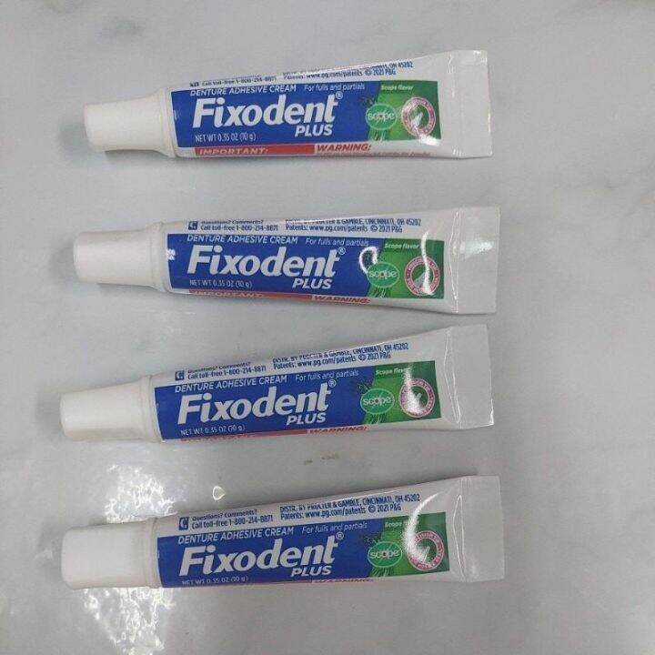 ☜Fixodent Plus Denture Adhesive Cream Lazada PH