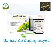 Máy Đo Đường Huyết VivaChek Ino Gồm 50 Que + 50 Kim + Bút + 50 Khăn khử