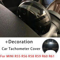 TEH ธงสีดำฝาครอบเครื่องวัดความเร็วสติกเกอร์สำหรับ BMW MINI Cooper S R56 R55คลับแมน R58 R59 R60 R61ตกแต่งภายในรถ-ตกแต่ง S21อุปกรณ์เสริม