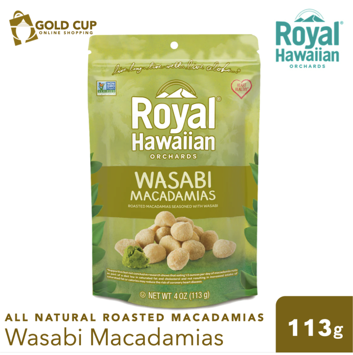 Royal Hawaiian Wasabi Soy Macadamias 113g Lazada PH