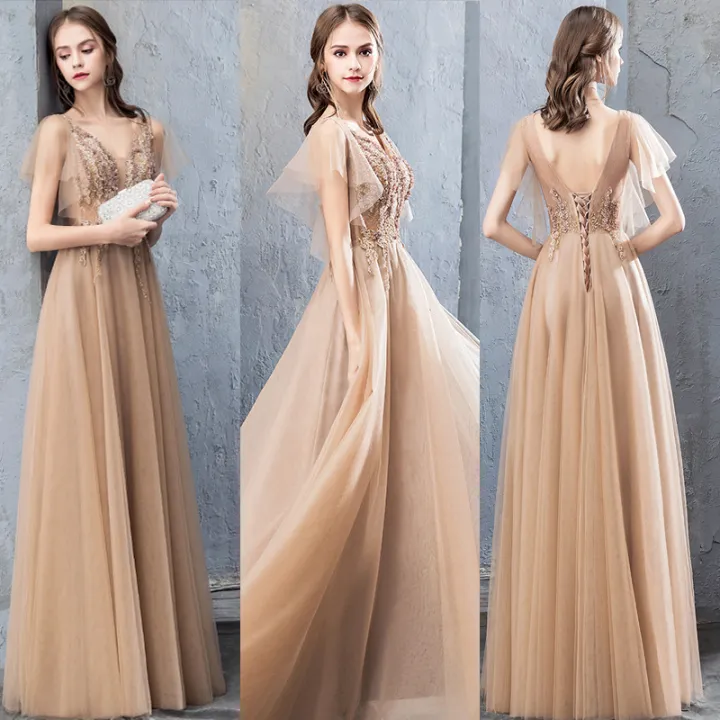 Evening Dresses Korean Style Prom Gowns ...