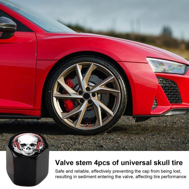 valve-stem-caps-aluminum-alloy-skull-shape-car-valve-caps-4pcs-universal-rustproof-tire-accessories-for-auto-car-automotive-truck-vehicle-expedient