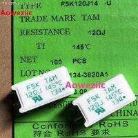 ♈ 5Pcs/Lot With Temperature Vertical Cement Resistance F5K120J14 F5K TAM 12ΩJ 145℃ For 5W 12RJ 5W12R 5W12Ohm Ceramic Resistor 5