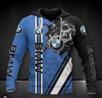 （ALL IN STOCK XZX）  BMW 3D Hoodie All Over Print Hoodie For Men For Women 022  (Free customized name logo for private chat, can be changed with or without zipper)