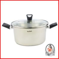 เครื่องครัว เครื่องครัว อุปกรณ์ หม้อต้มพร้อมฝาแก้ว 24 ซม. TEFAL SIMPLEO 
 มาตรบอกระดับน้ำ ง่ายในการปรุงอาหาร
 ฝาแก้วมองเ