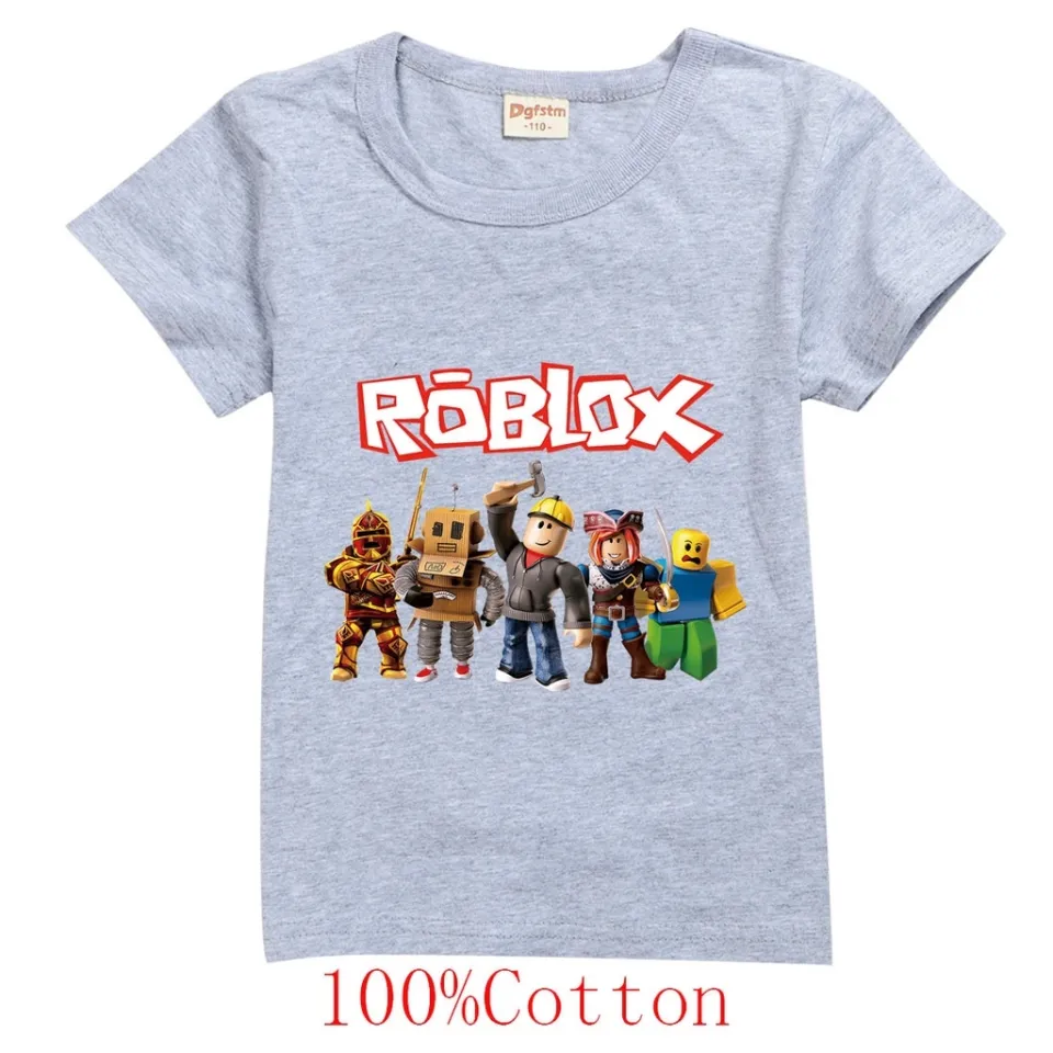 3D New Roblox Game Casual Short Sleeve T-Shirt Anime Cartoon Printing Trend  Loose Parent Child Adult Children Size Holiday Gift - AliExpress
