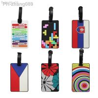 Portable PVC Luggage Tag Suitcase Identifier Label Baggage Boarding Bag Tag Name ID Labels Privacy Luggage Labels for Travel Bag